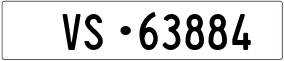Truck License Plate